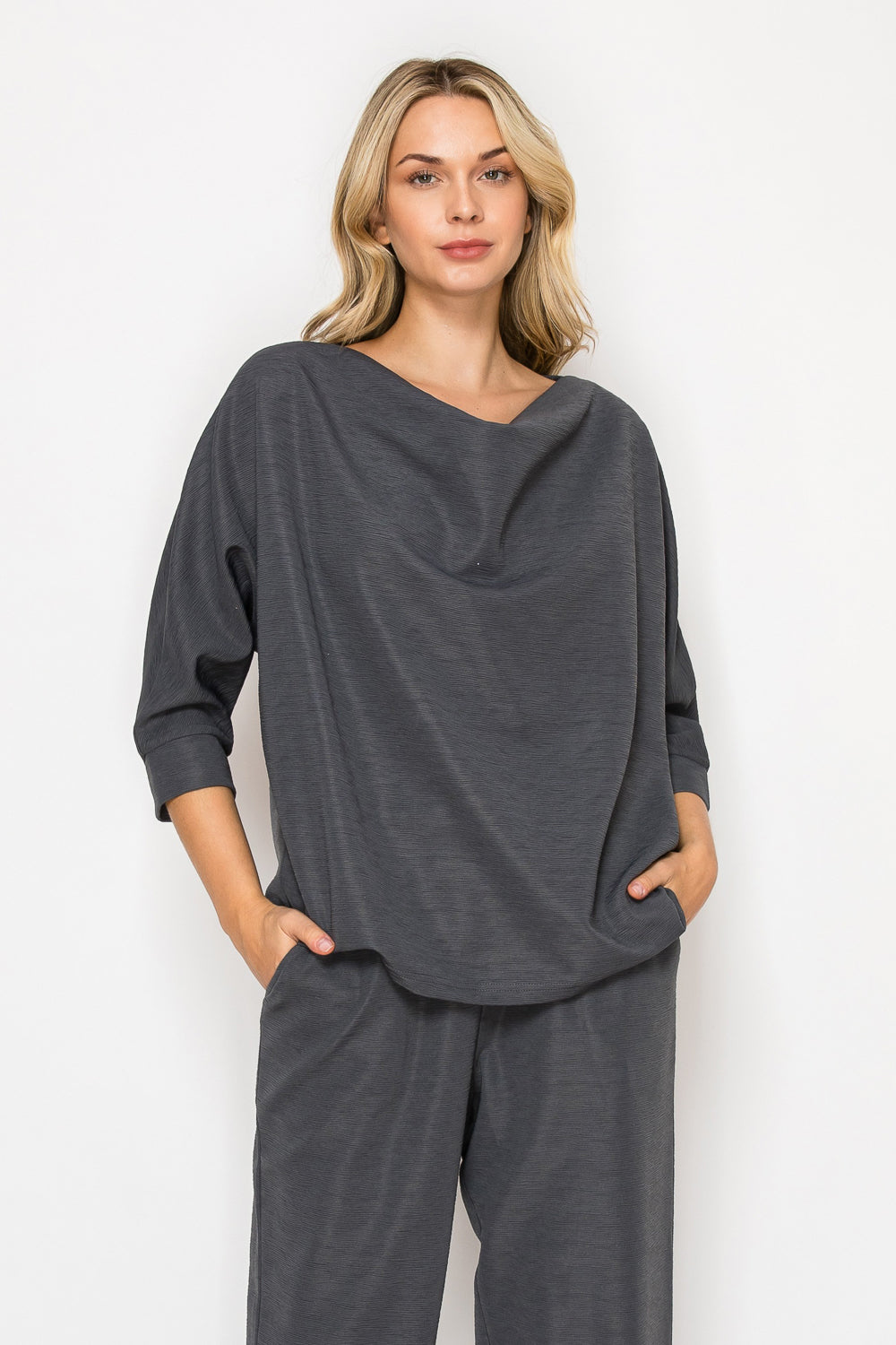 Keziah Cowal Textured Knit Top