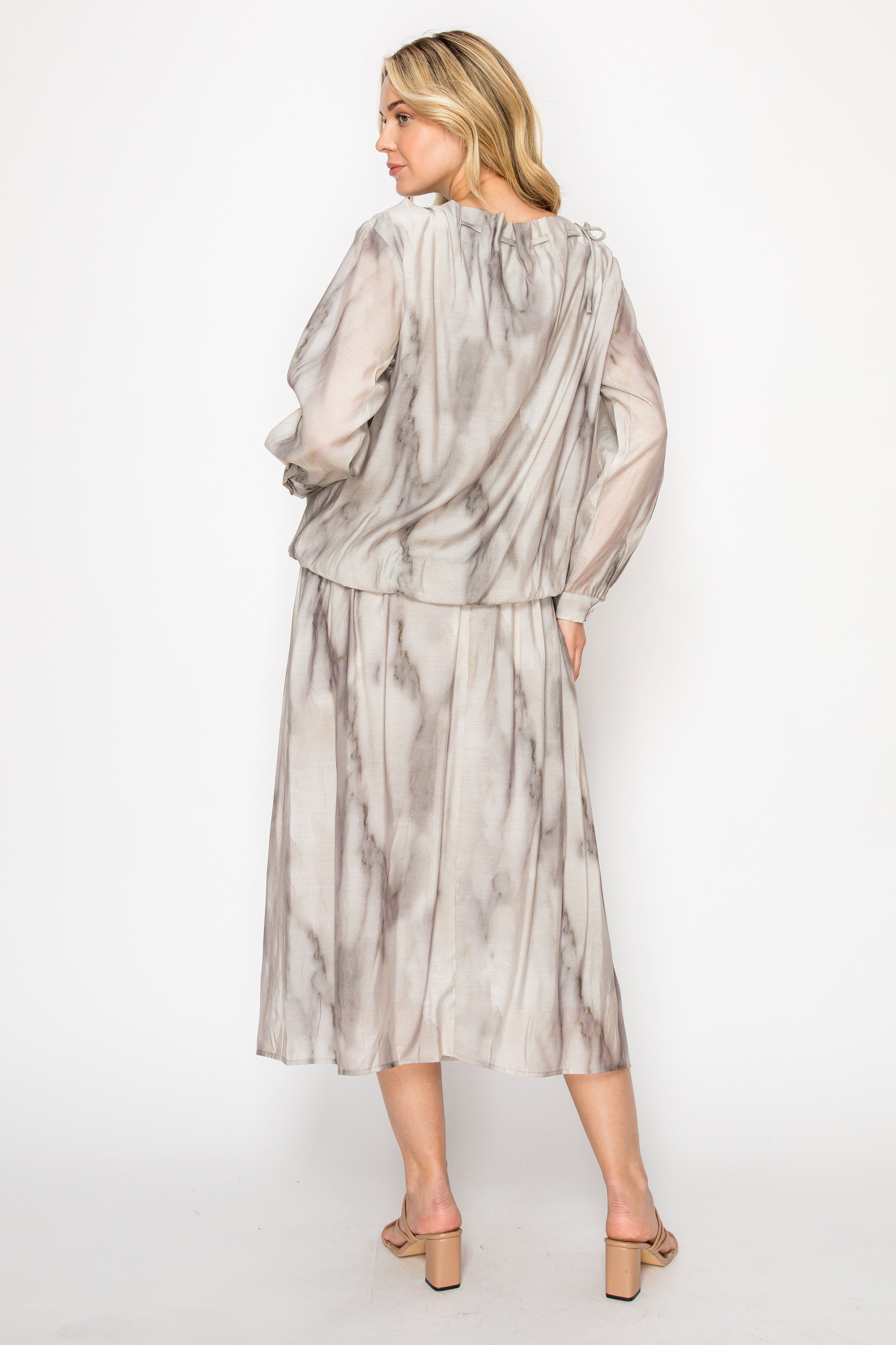 Jeanelle Woven Print Skirt