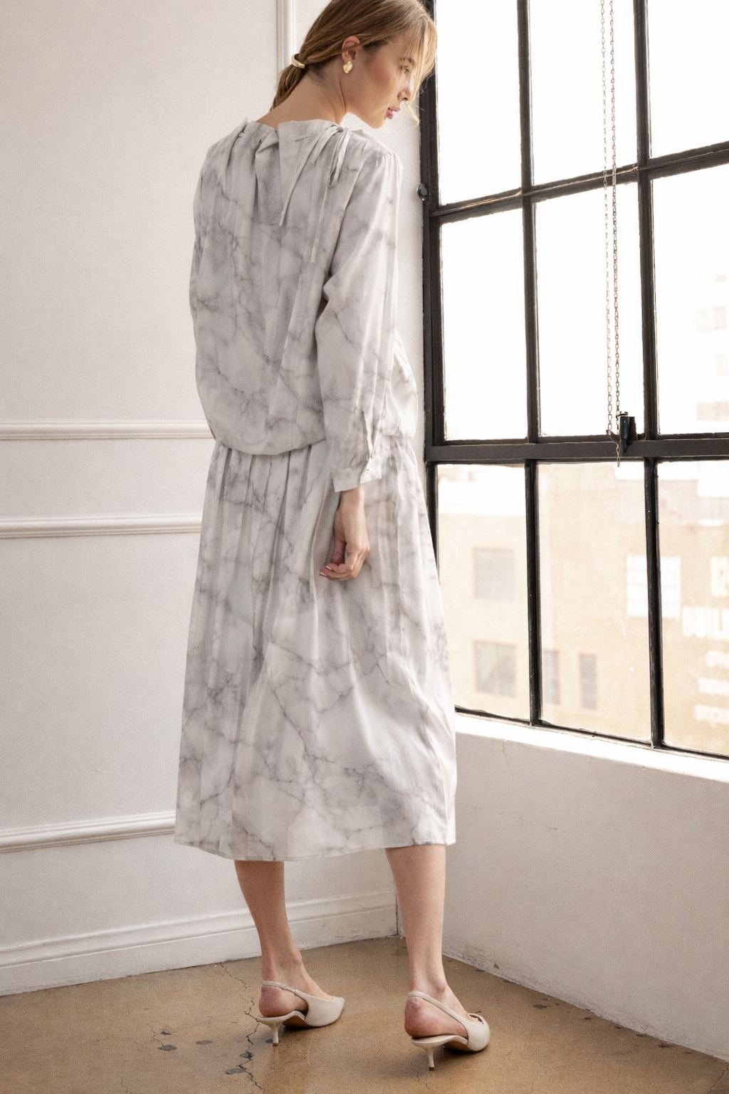 Jeanelle Woven Print Skirt