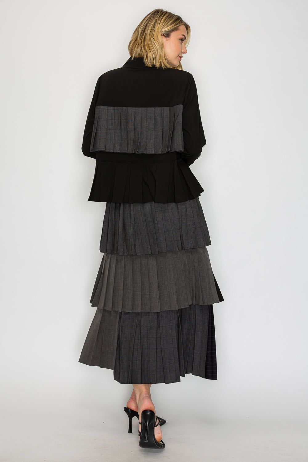 Jonita Woven Pleated Skirt