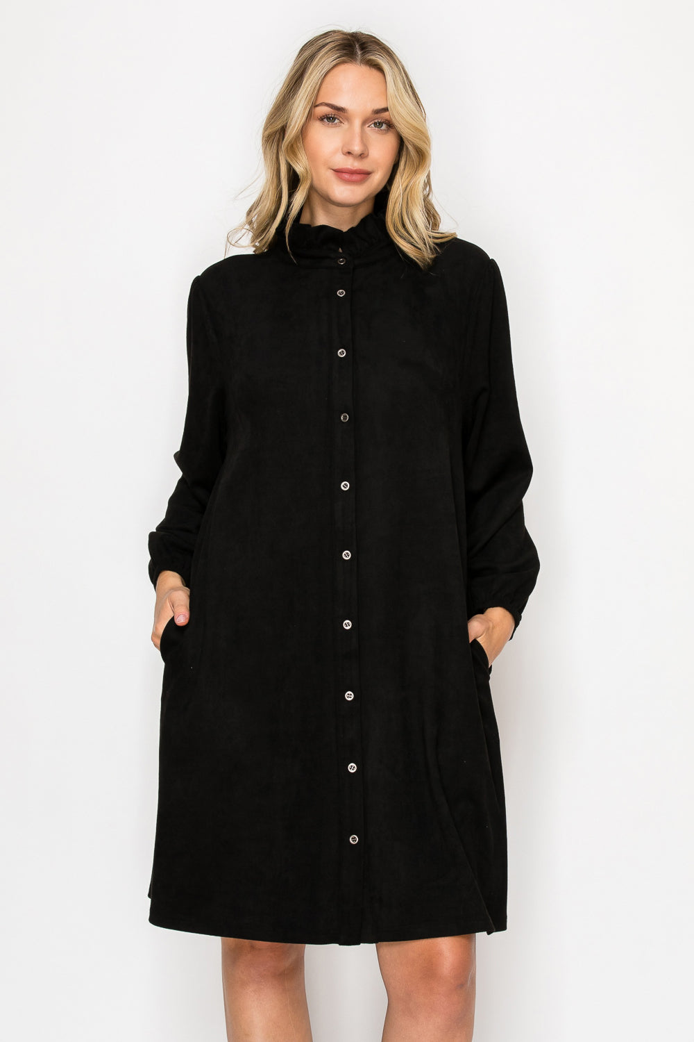 Anthony Stertch Suede Dress