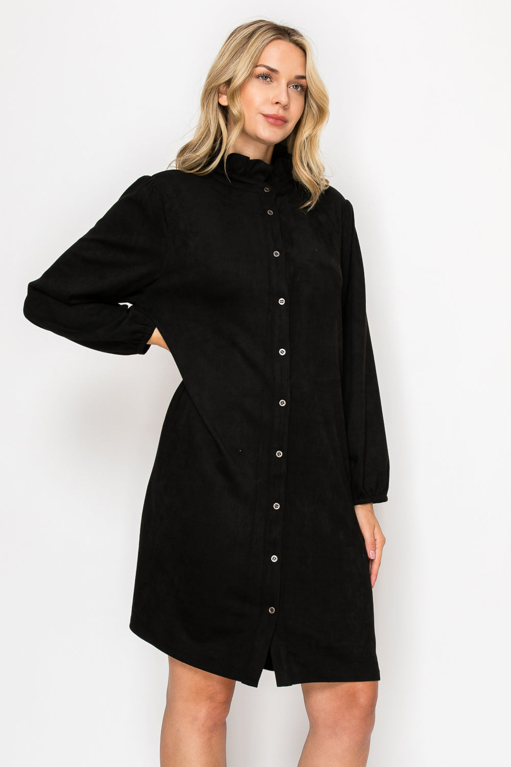 Anthony Stertch Suede Dress