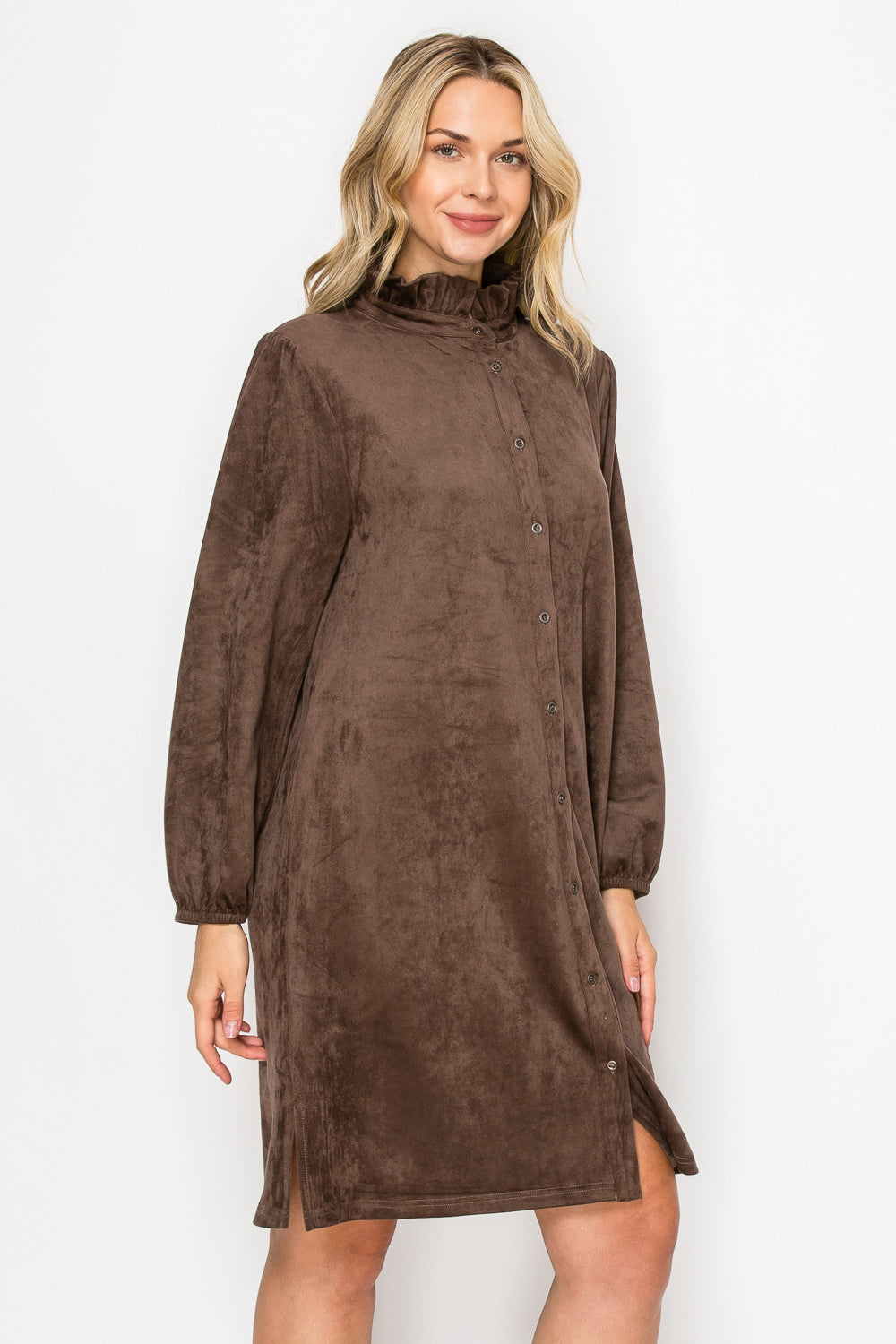 Anthony Stertch Suede Dress