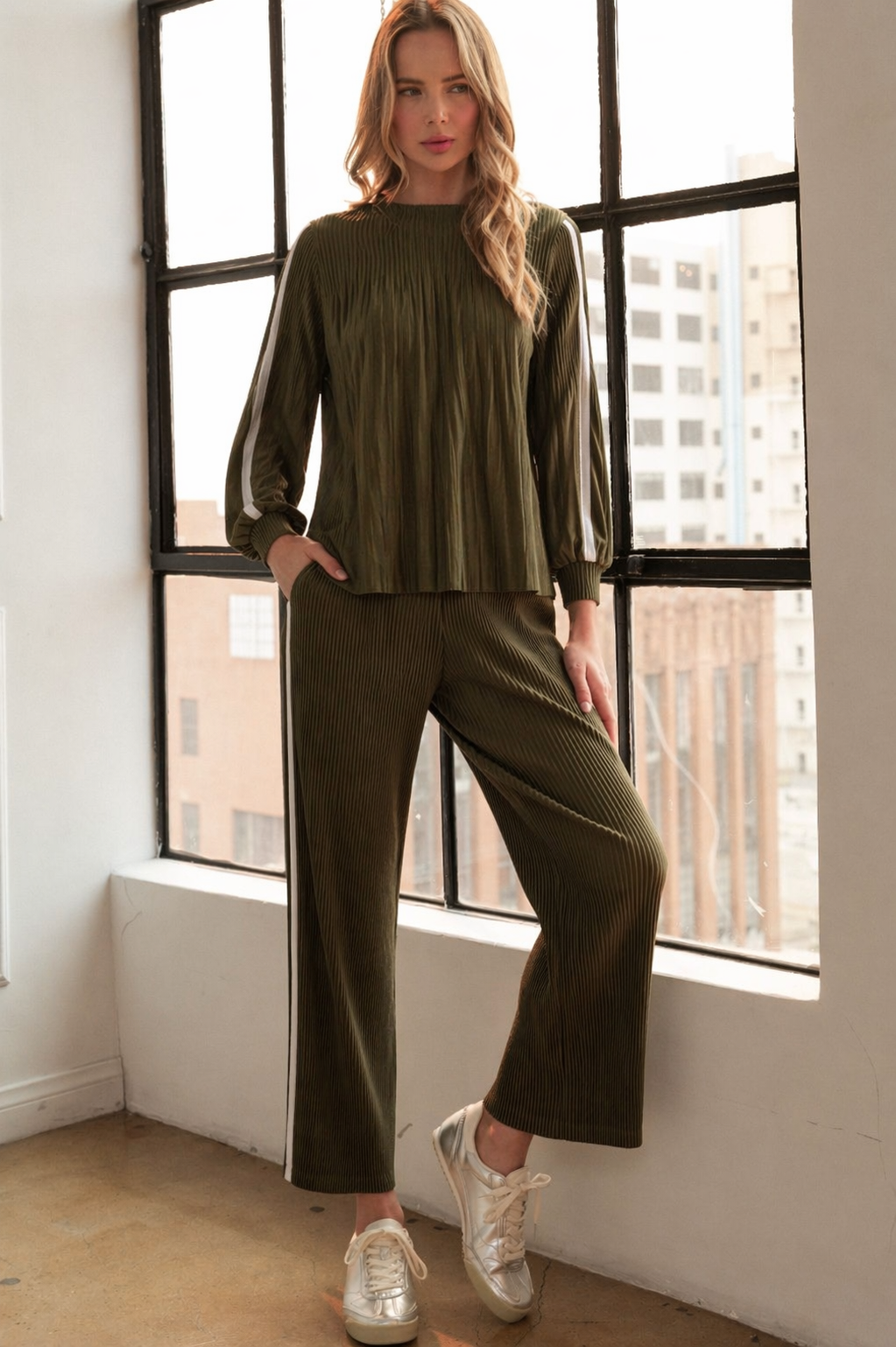 Jory Pleated Pant