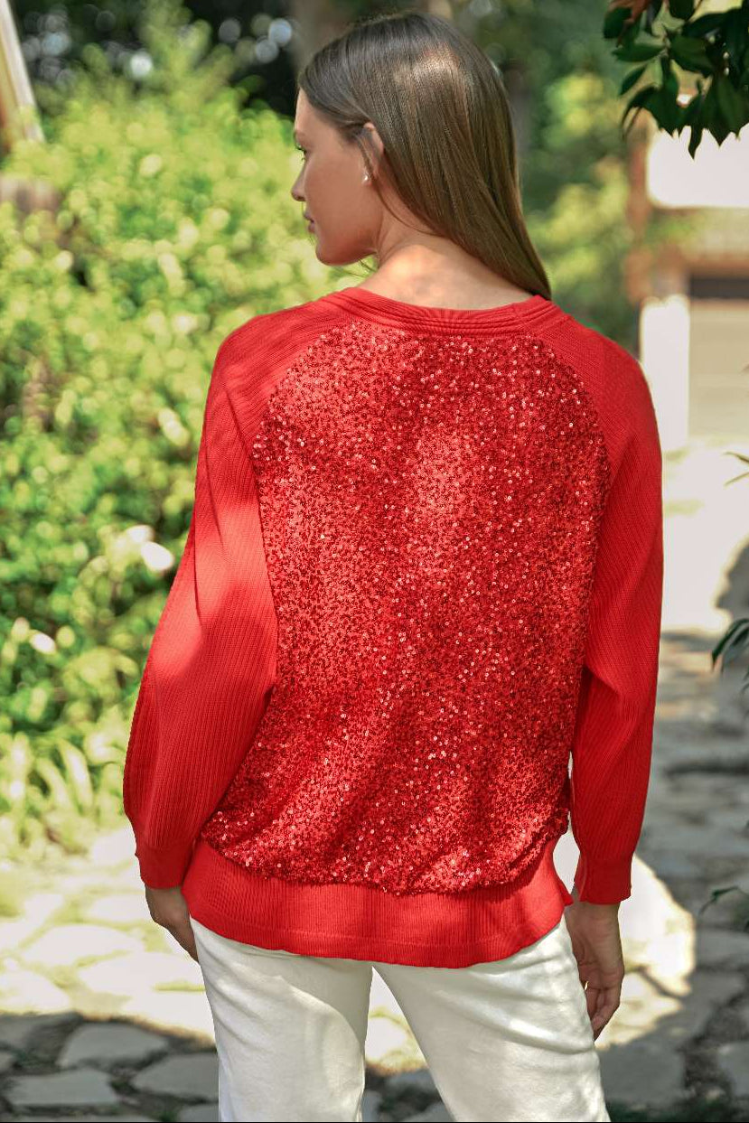 Justine Knitted Cardigan with Sequin