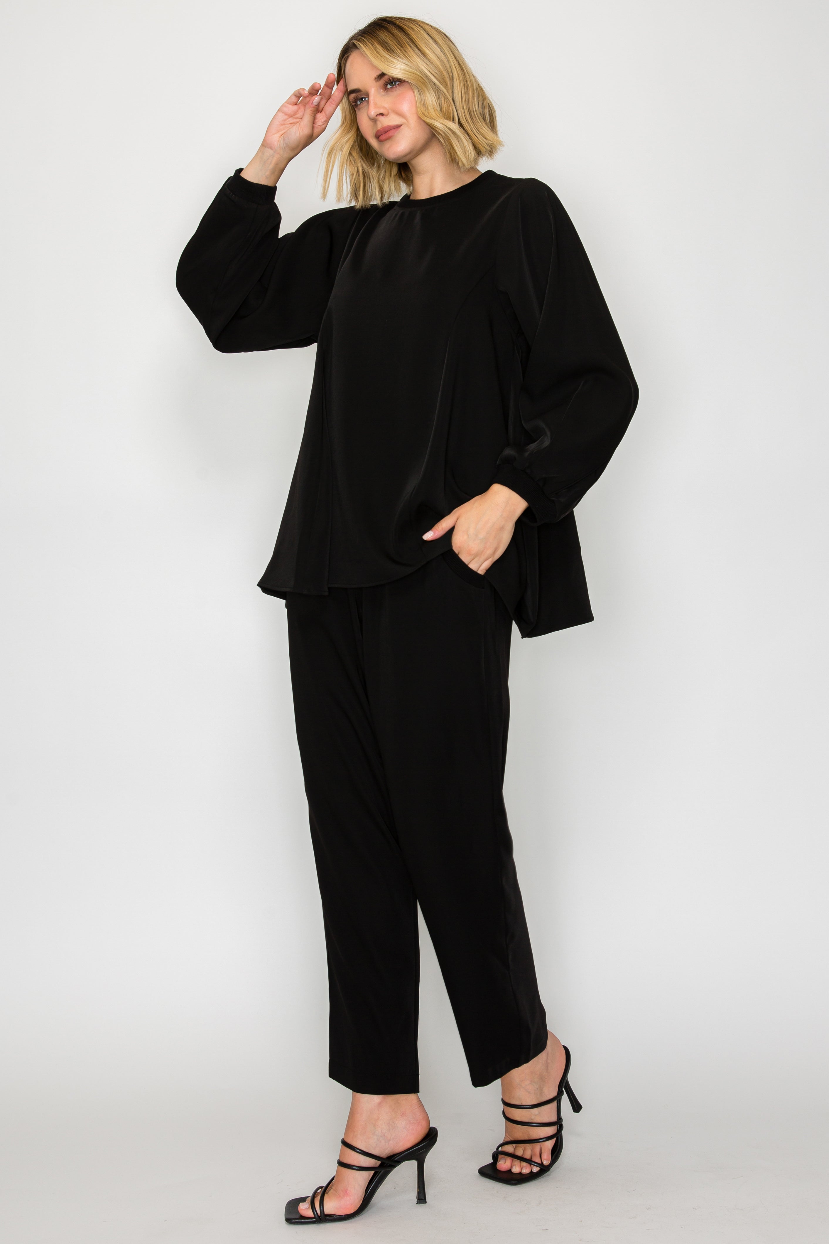 Jonna Woven Cupro Pant