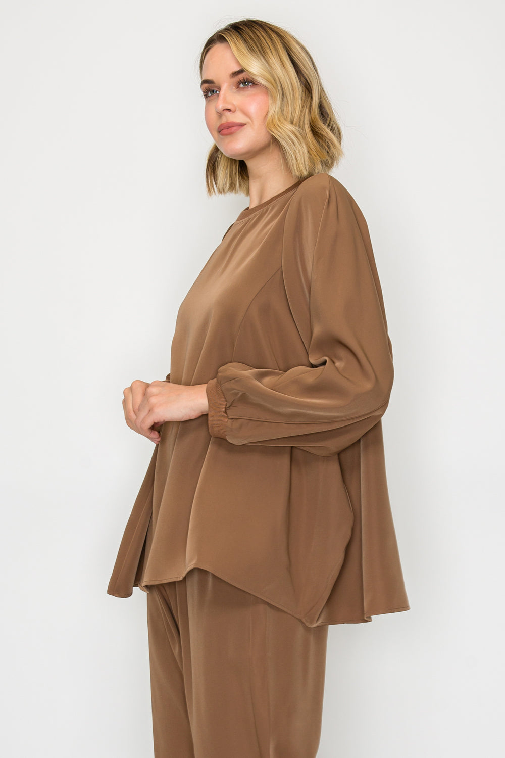 Jake Woven Cupro Top