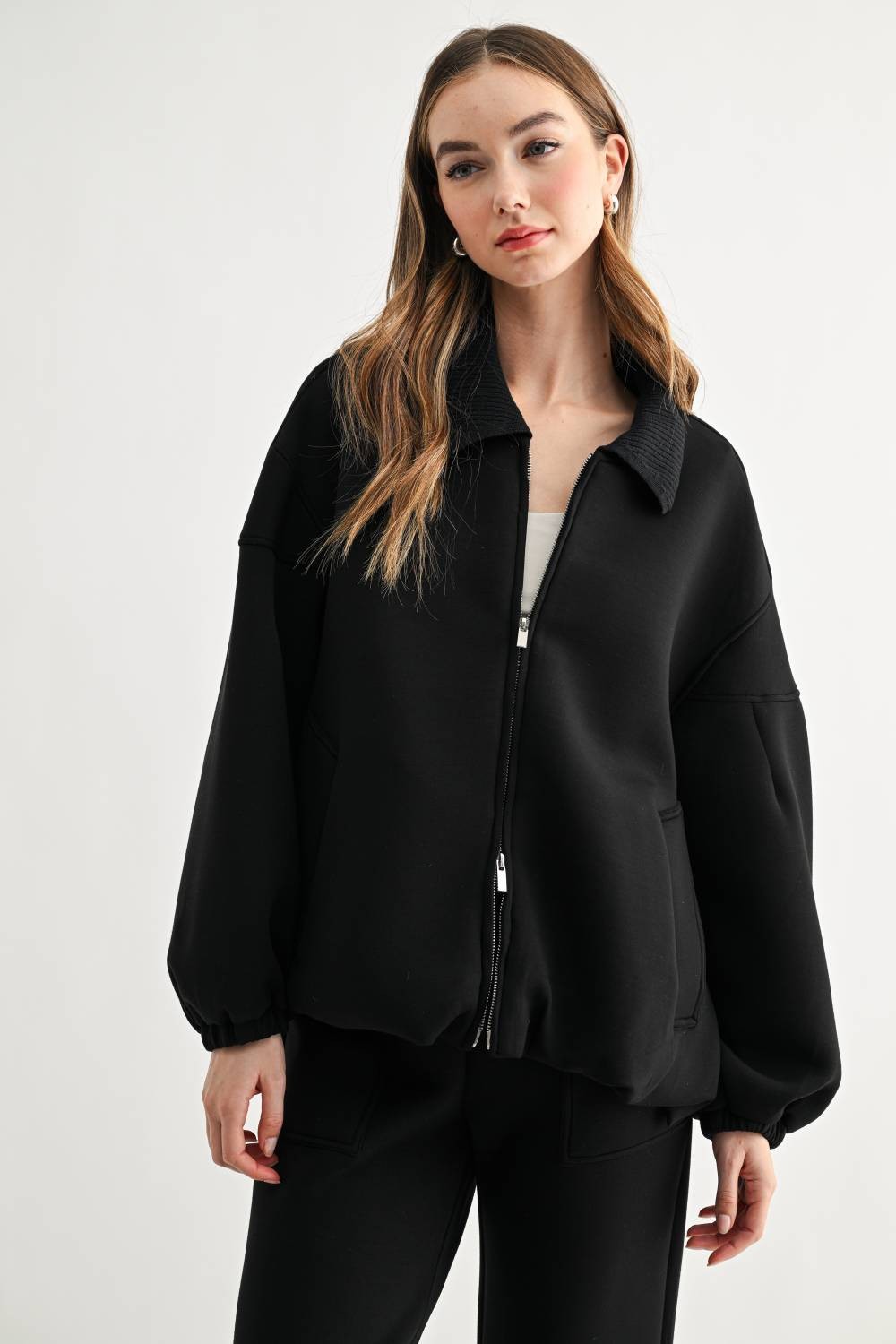 Frida French Scuba Knit Jacket