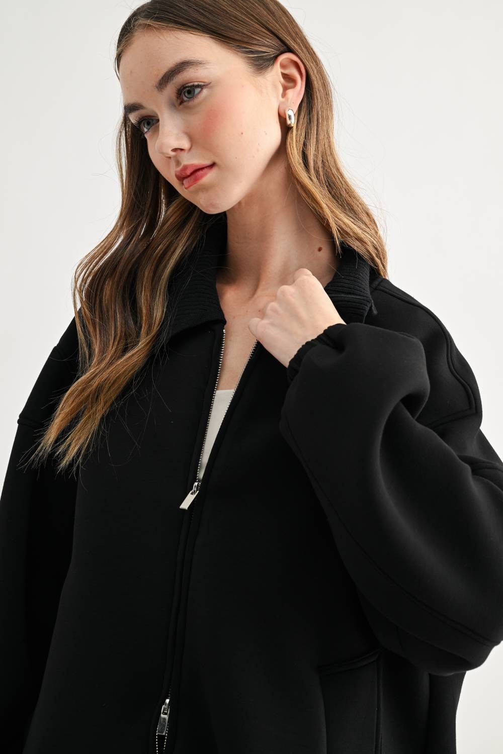Frida French Scuba Knit Jacket