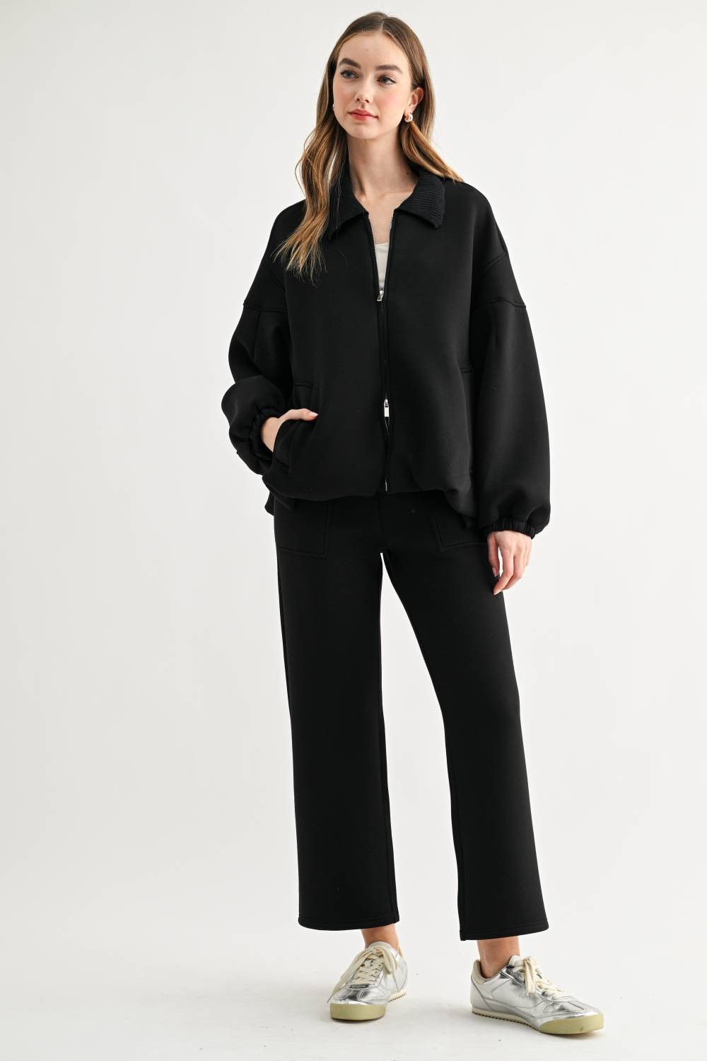 Frida French Scuba Knit Jacket