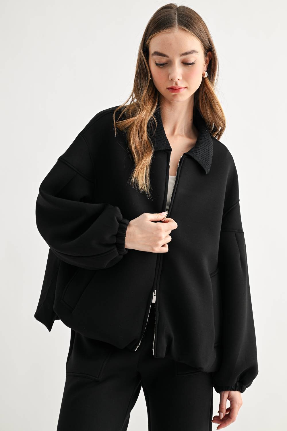 Frida French Scuba Knit Jacket
