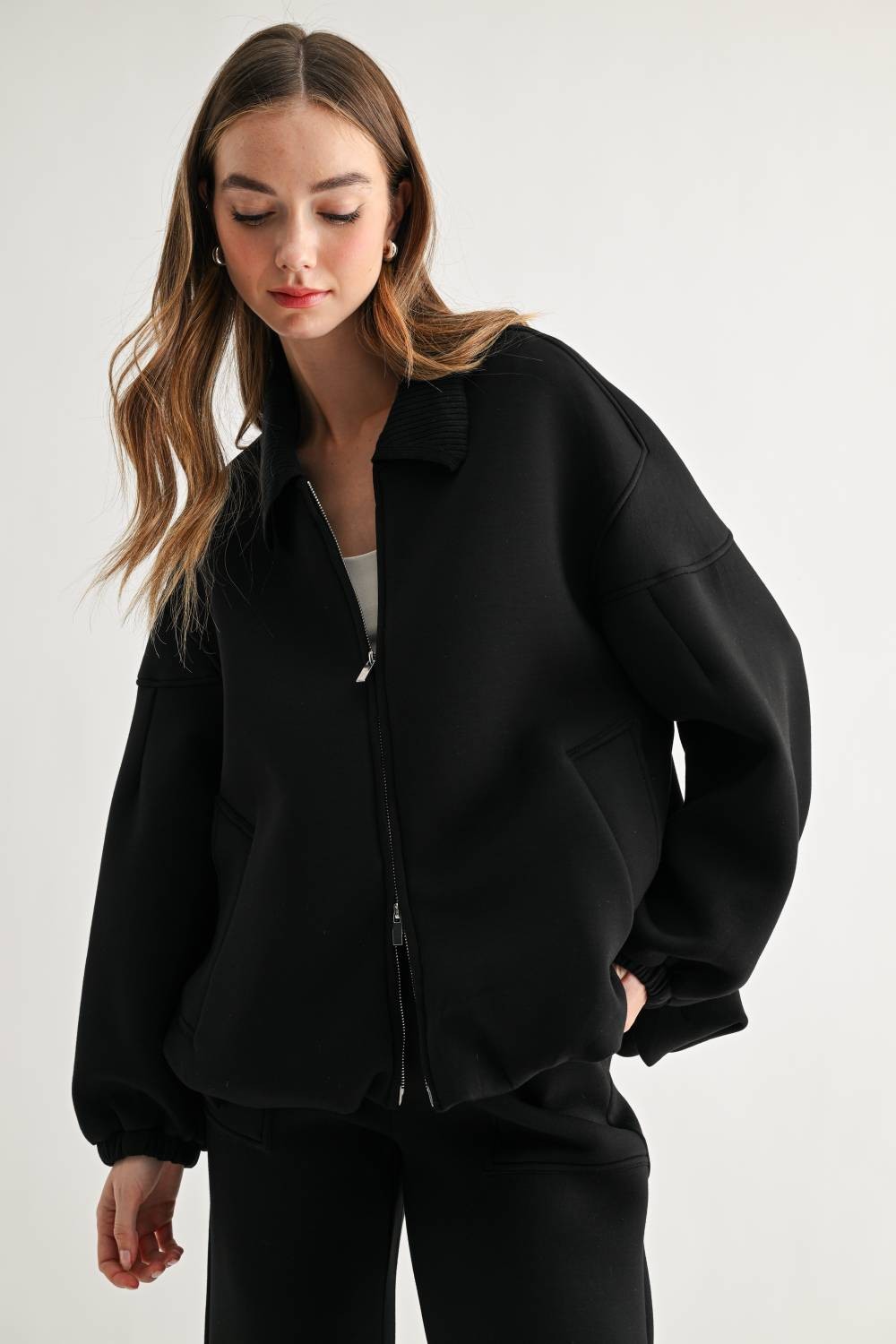 Frida French Scuba Knit Jacket