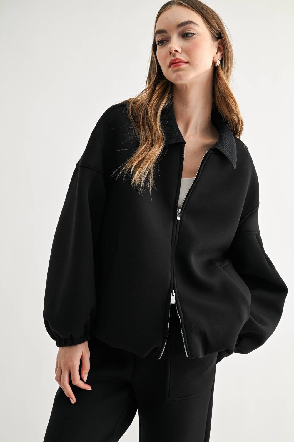 Frida French Scuba Knit Jacket