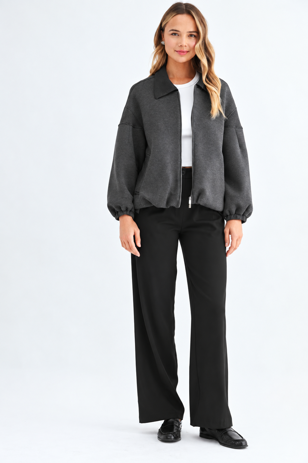 Frida French Scuba Knit Jacket