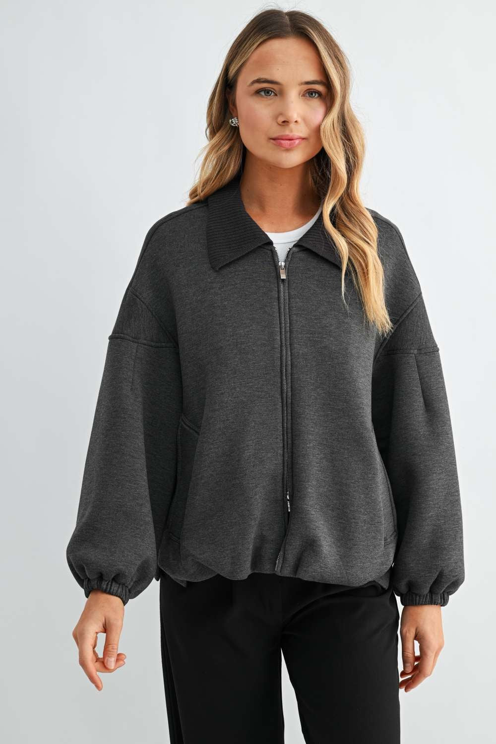 Frida French Scuba Knit Jacket