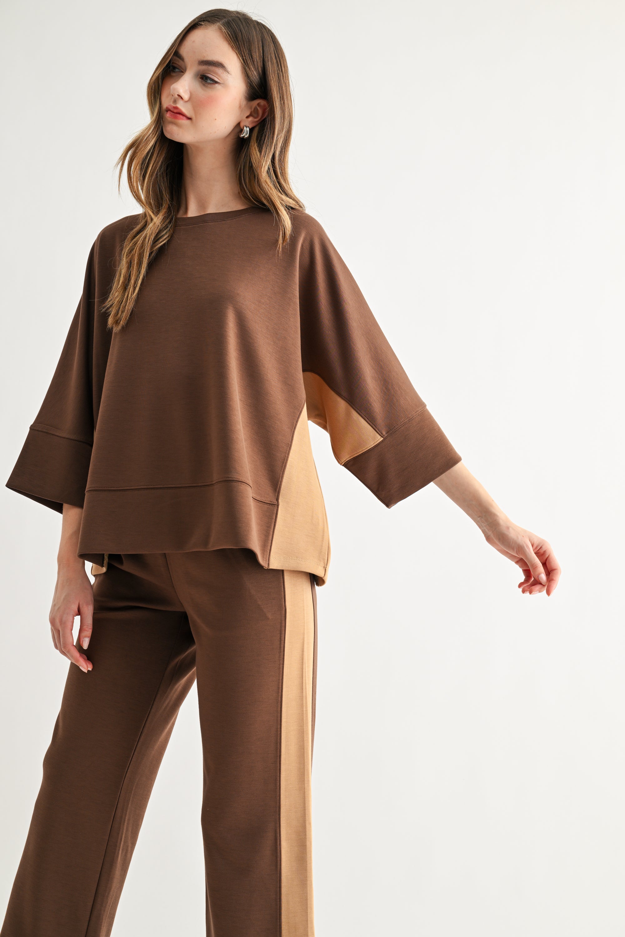 Kirsten Stretch Ponte Top