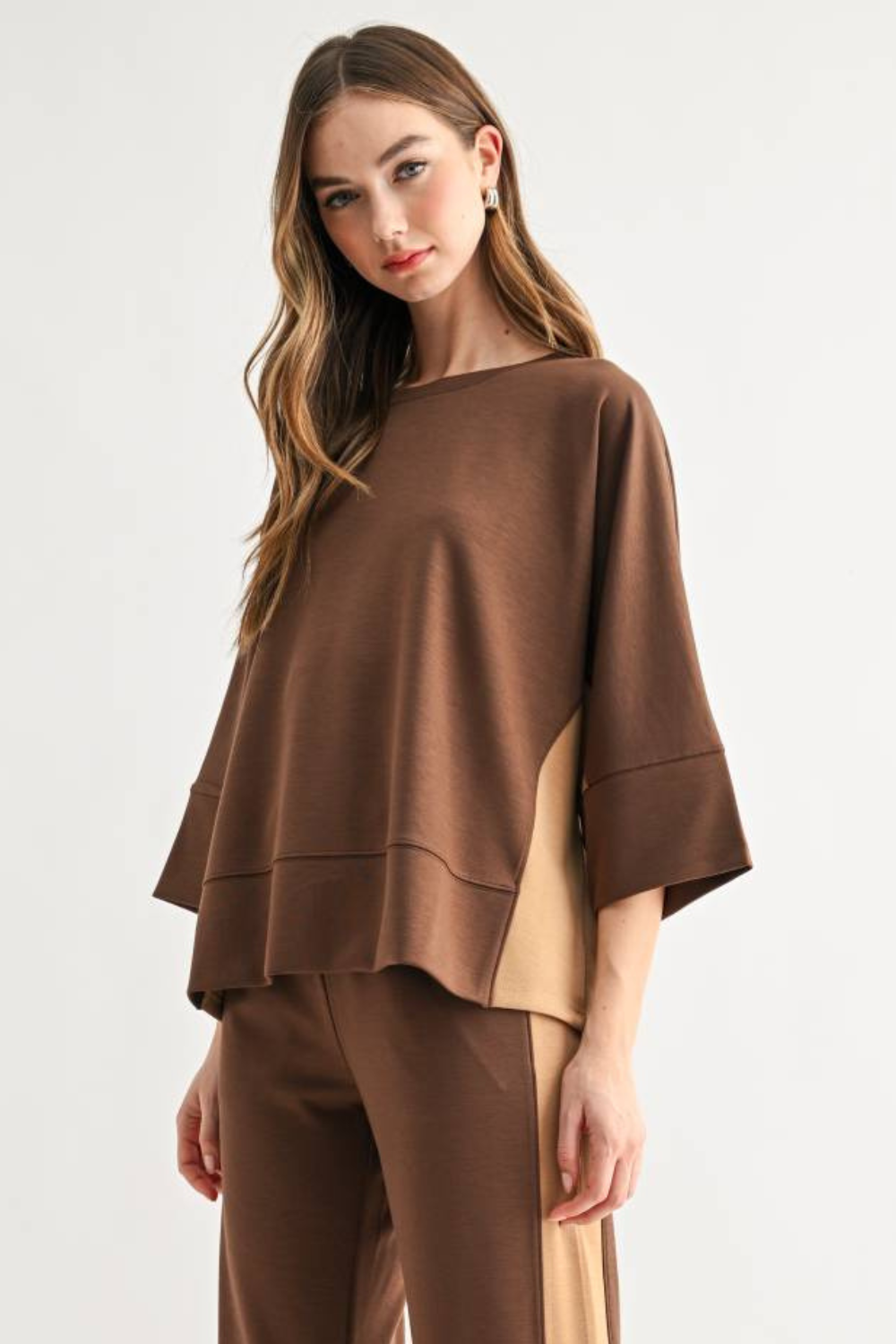 Kirsten Stretch Ponte Top