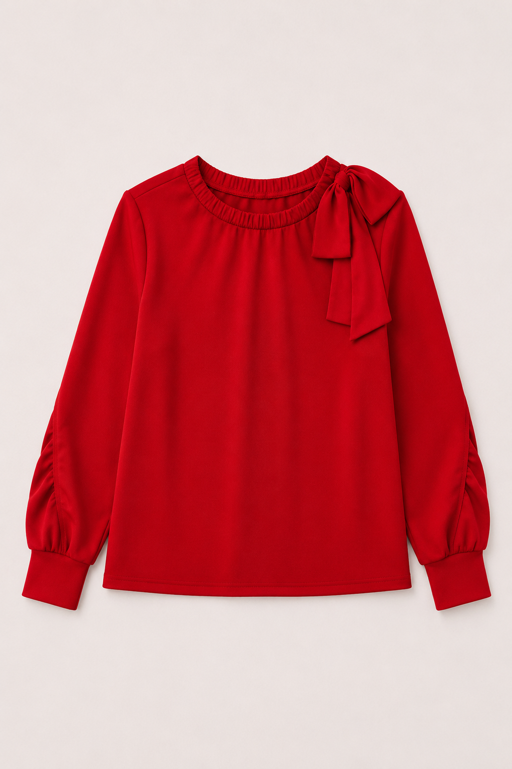 Karl Knit Bow-Tie Shoulder Top