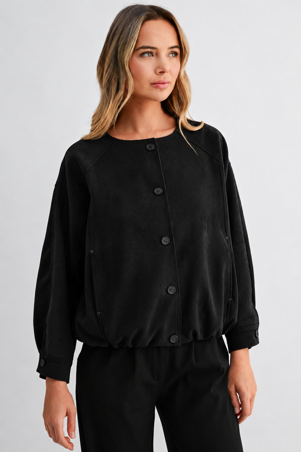 Adrian Stretch Suede Jacket