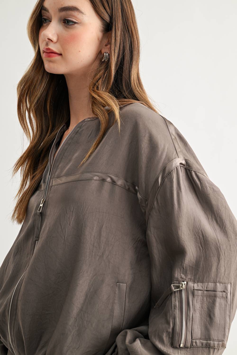 Jules Parachute Utility Bomber Jacket