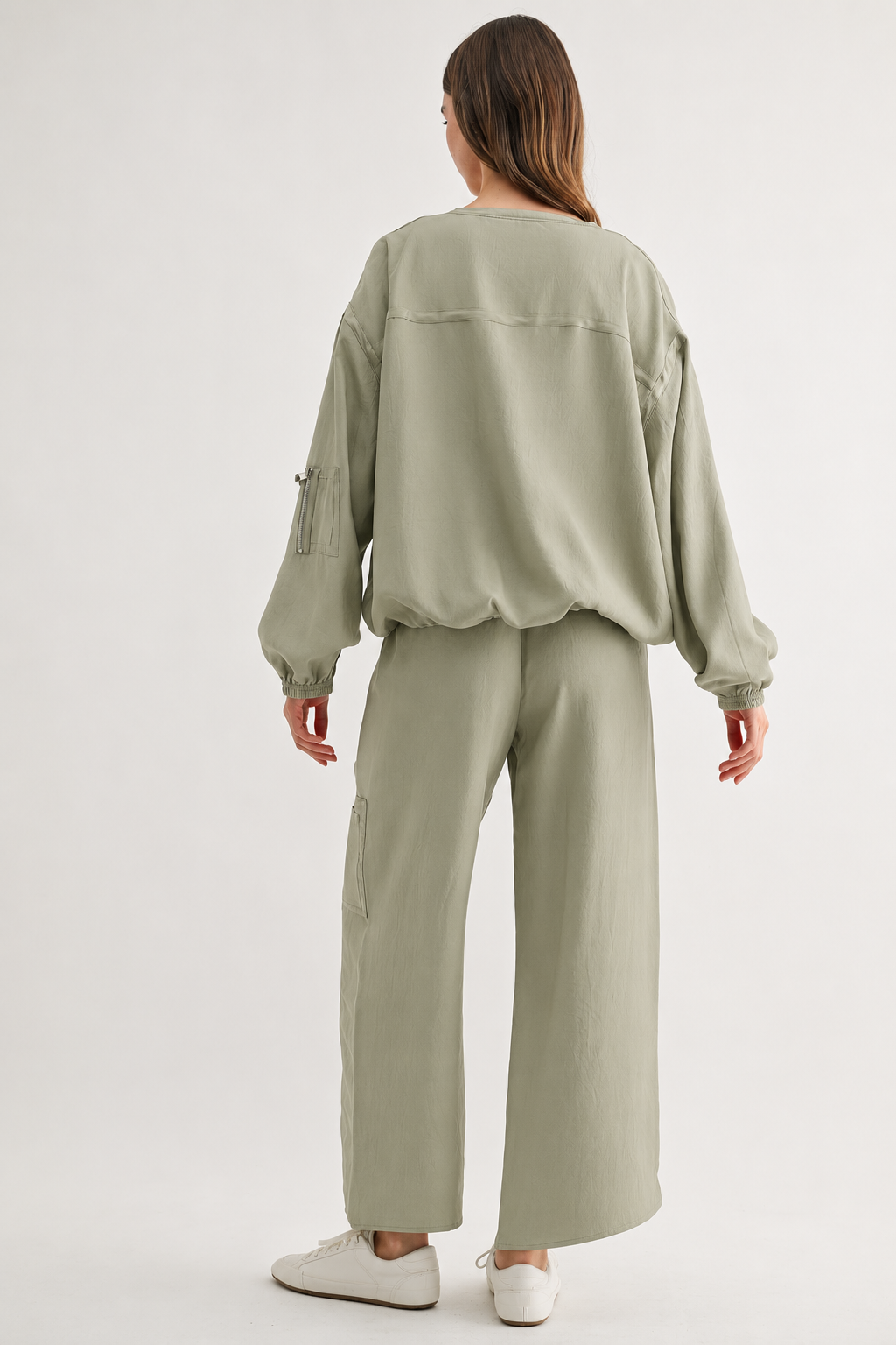 Corbin Wide-Leg Parachute Utility Pants
