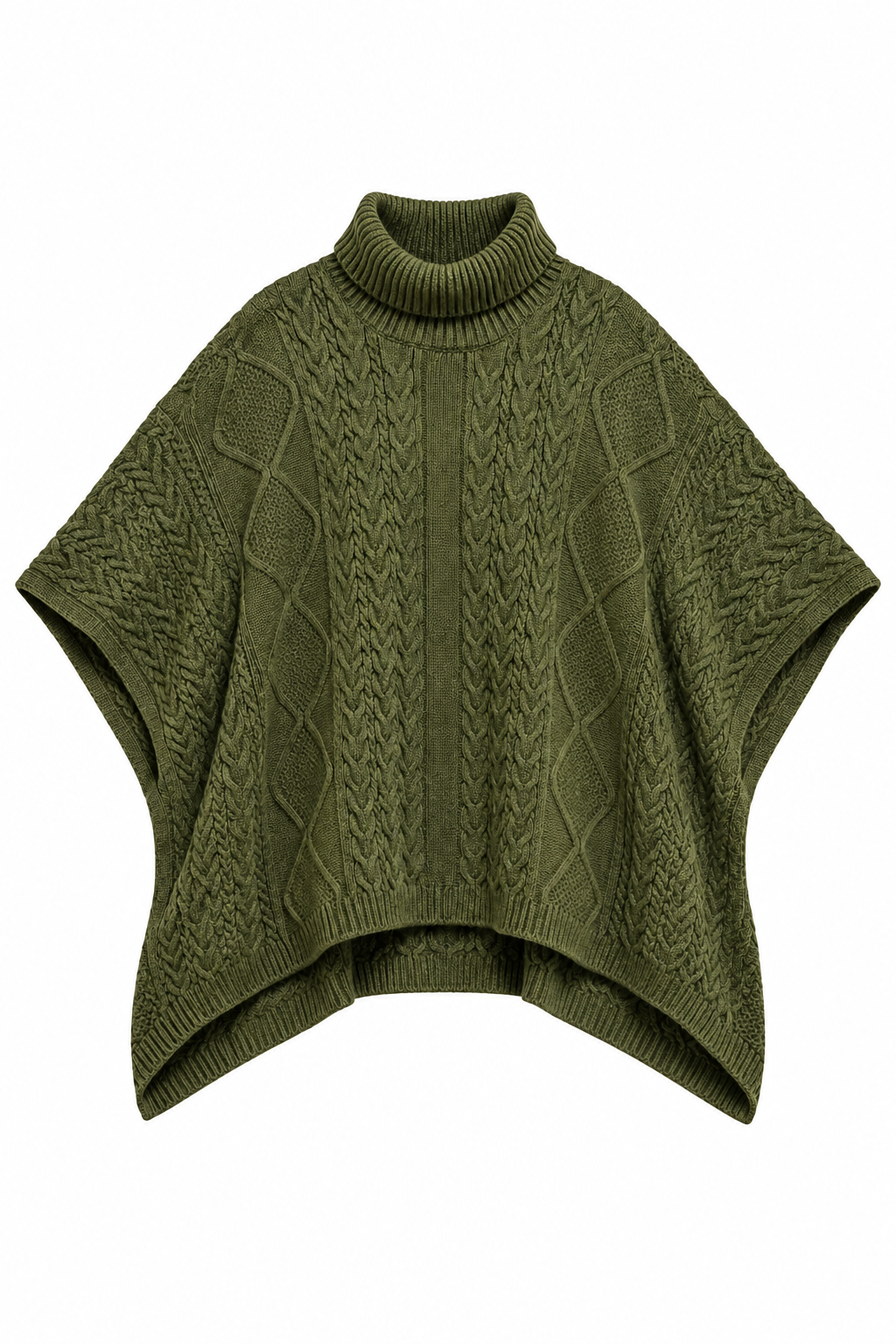 Samuel Cable Knit Sweater Poncho
