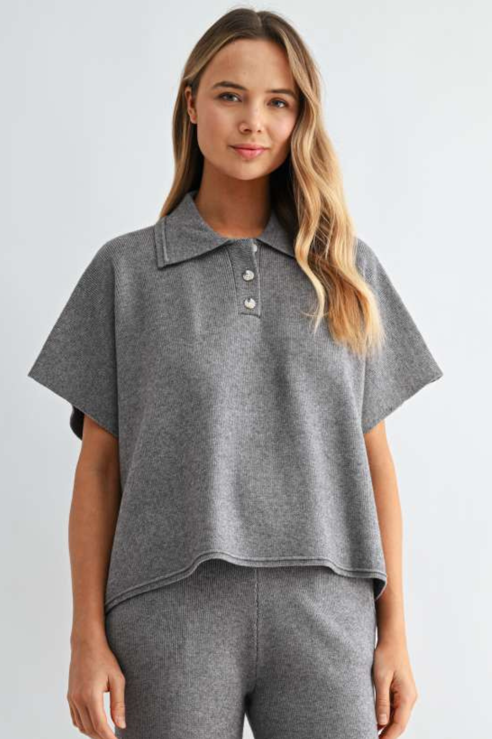 Sean Knitted Collar Top