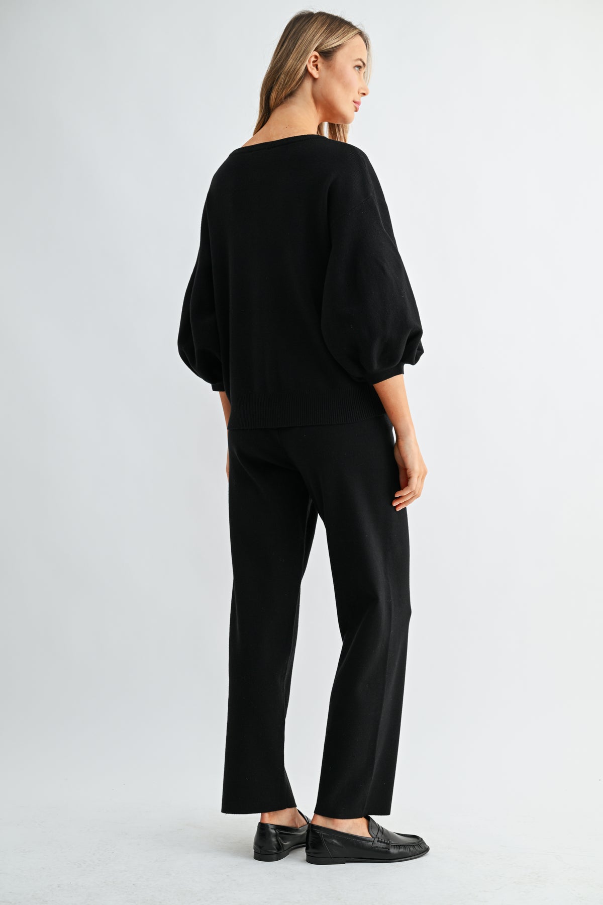 Sergio Knitted Sweater Cardigan with Pearls