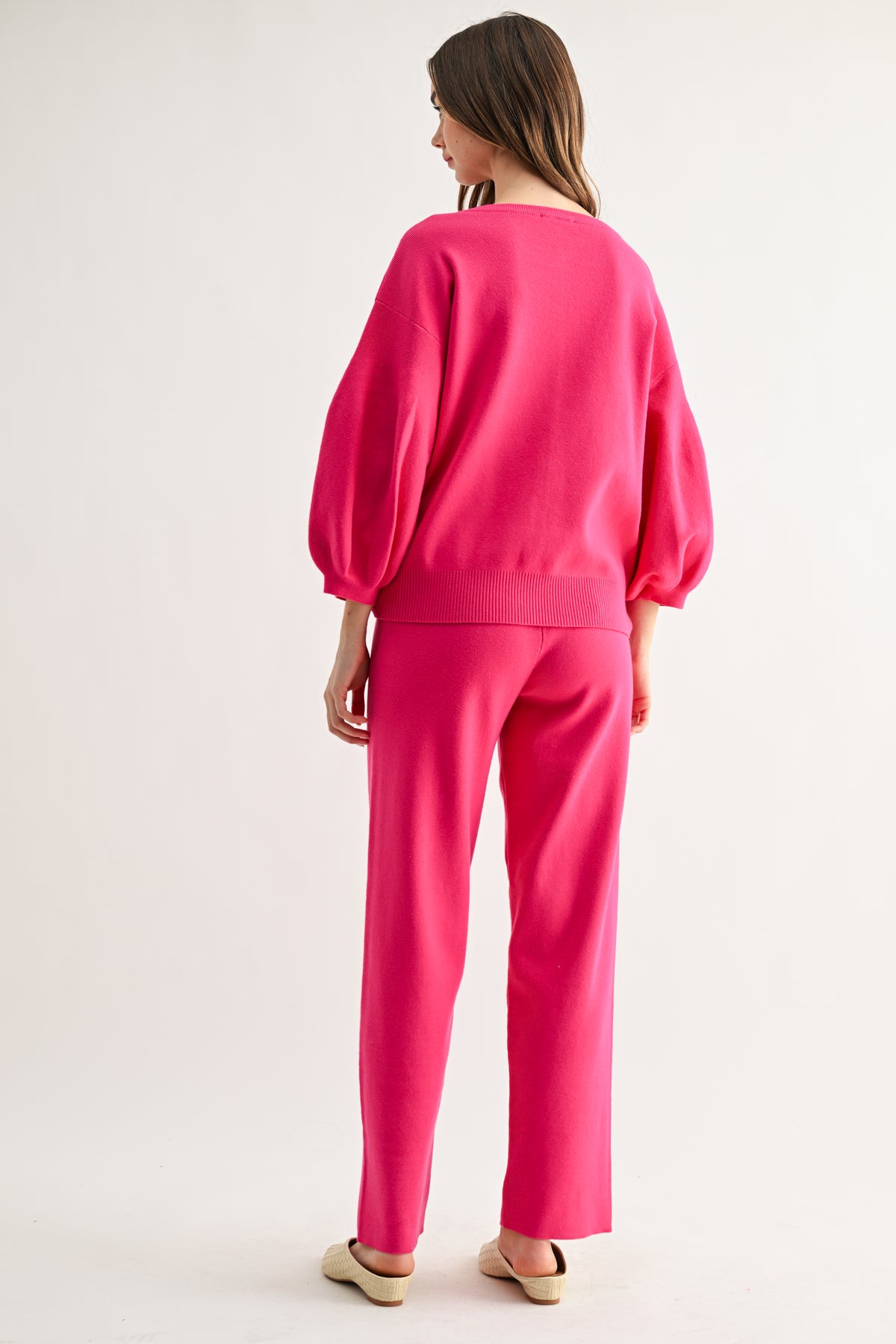 Sherwin Knitted Pant with Pearls