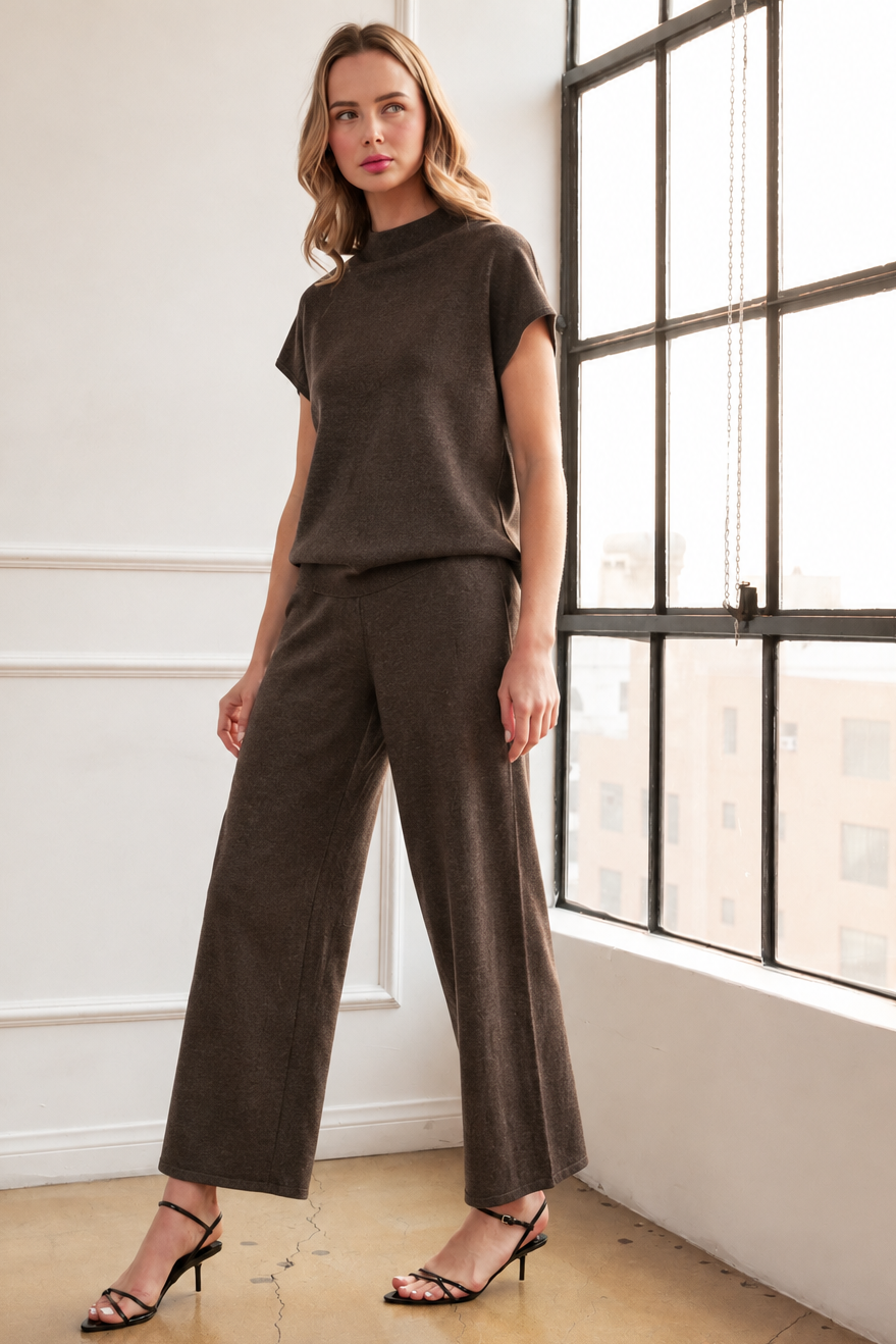 Savannah Sweater Pull-On Pants