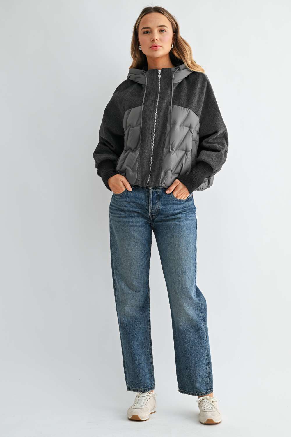 Johan Goose Down Quilted Puffer Jacket