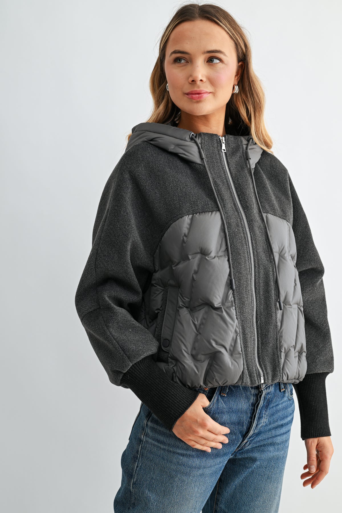 Johan Goose Down Quilted Puffer Jacket