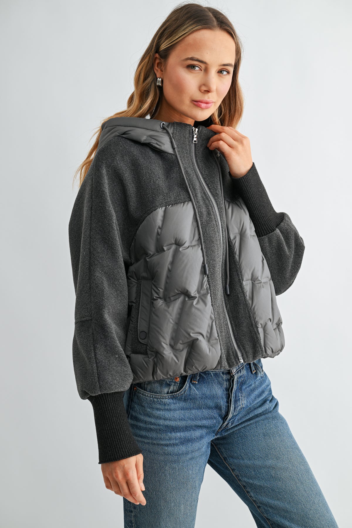 Johan Goose Down Quilted Puffer Jacket