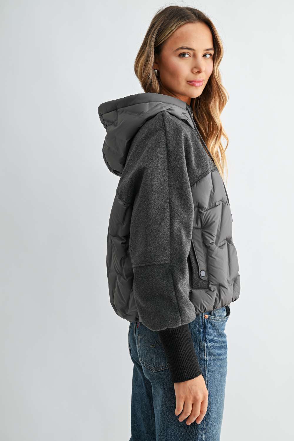 Johan Goose Down Quilted Puffer Jacket