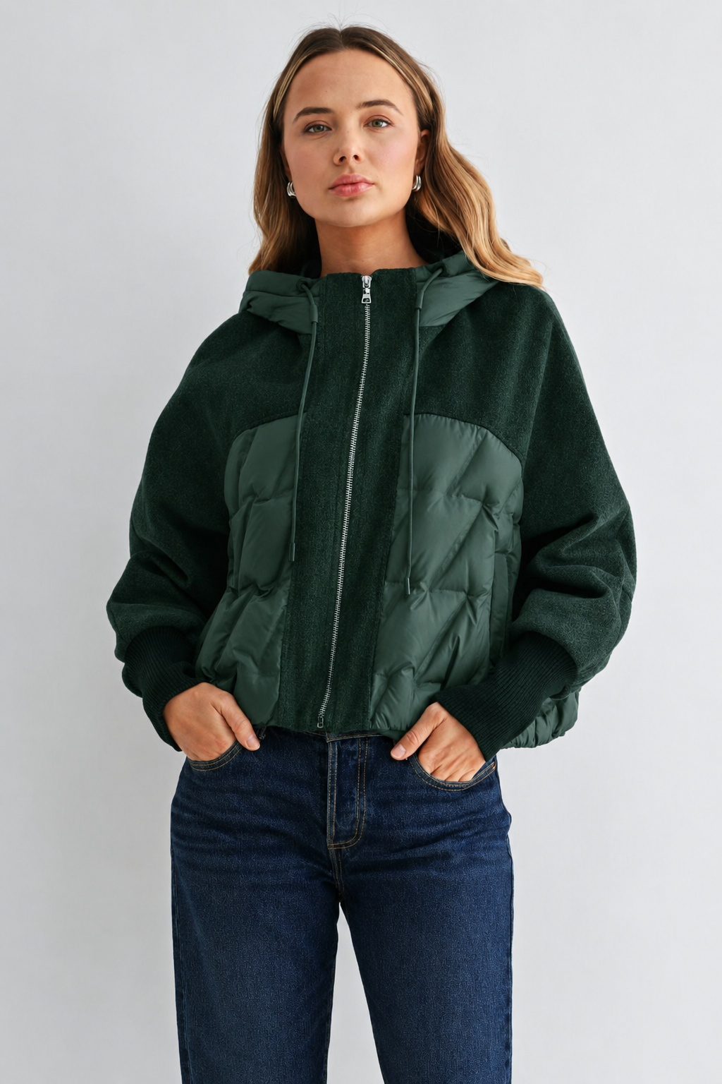 Johan Goose Down Quilted Puffer Jacket