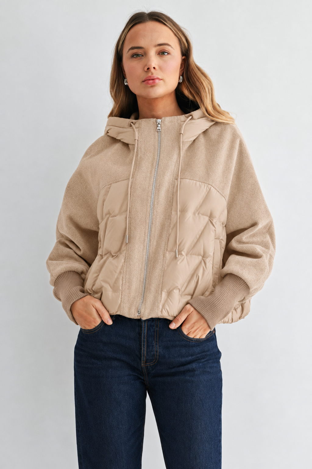 Johan Goose Down Quilted Puffer Jacket