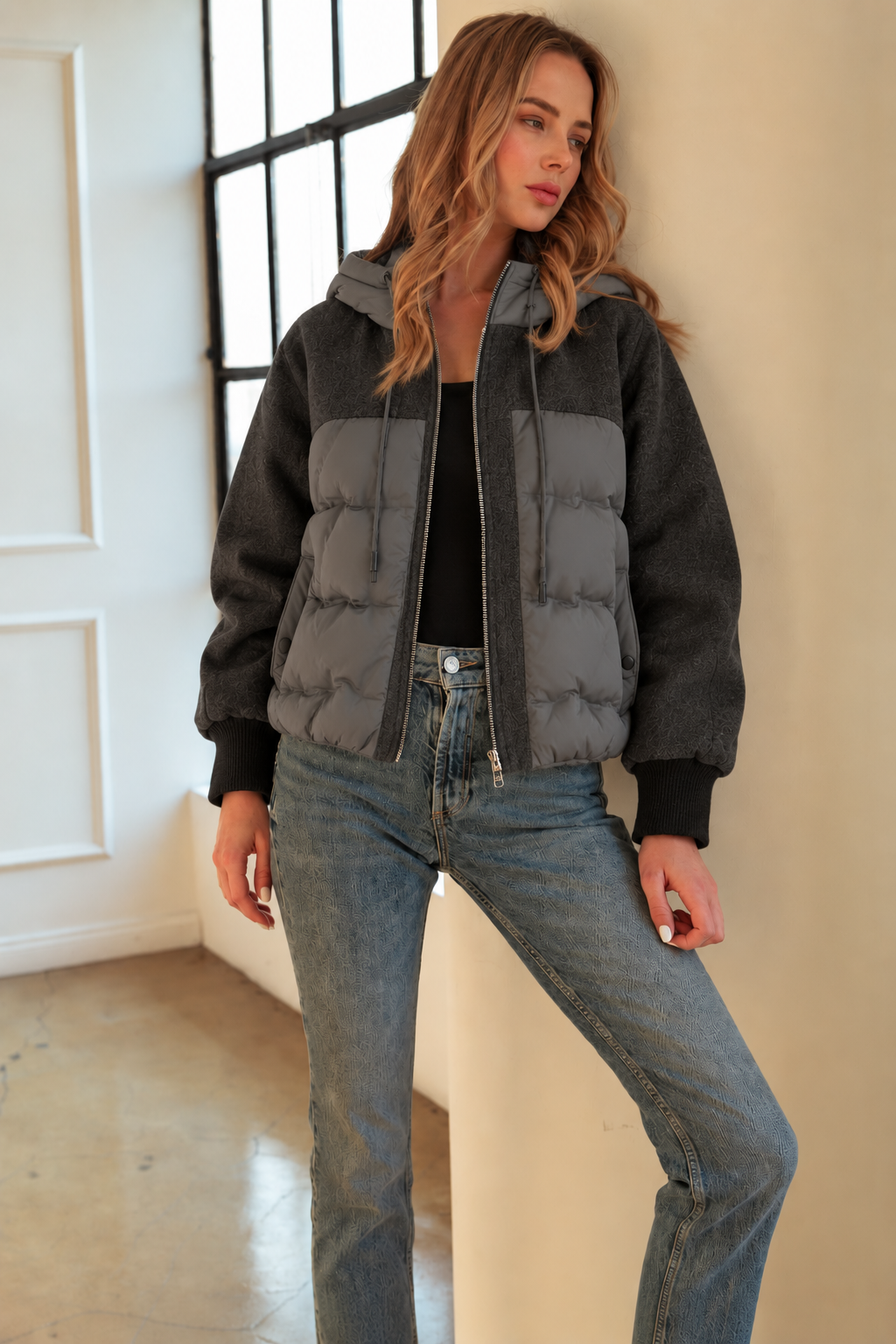Johan Goose Down Quilted Puffer Jacket