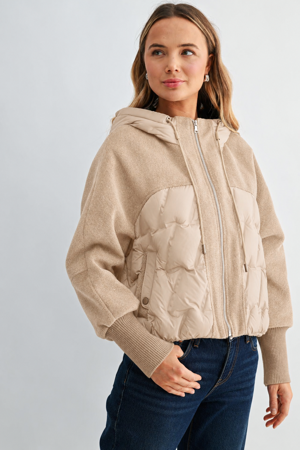 Johan Goose Down Quilted Puffer Jacket