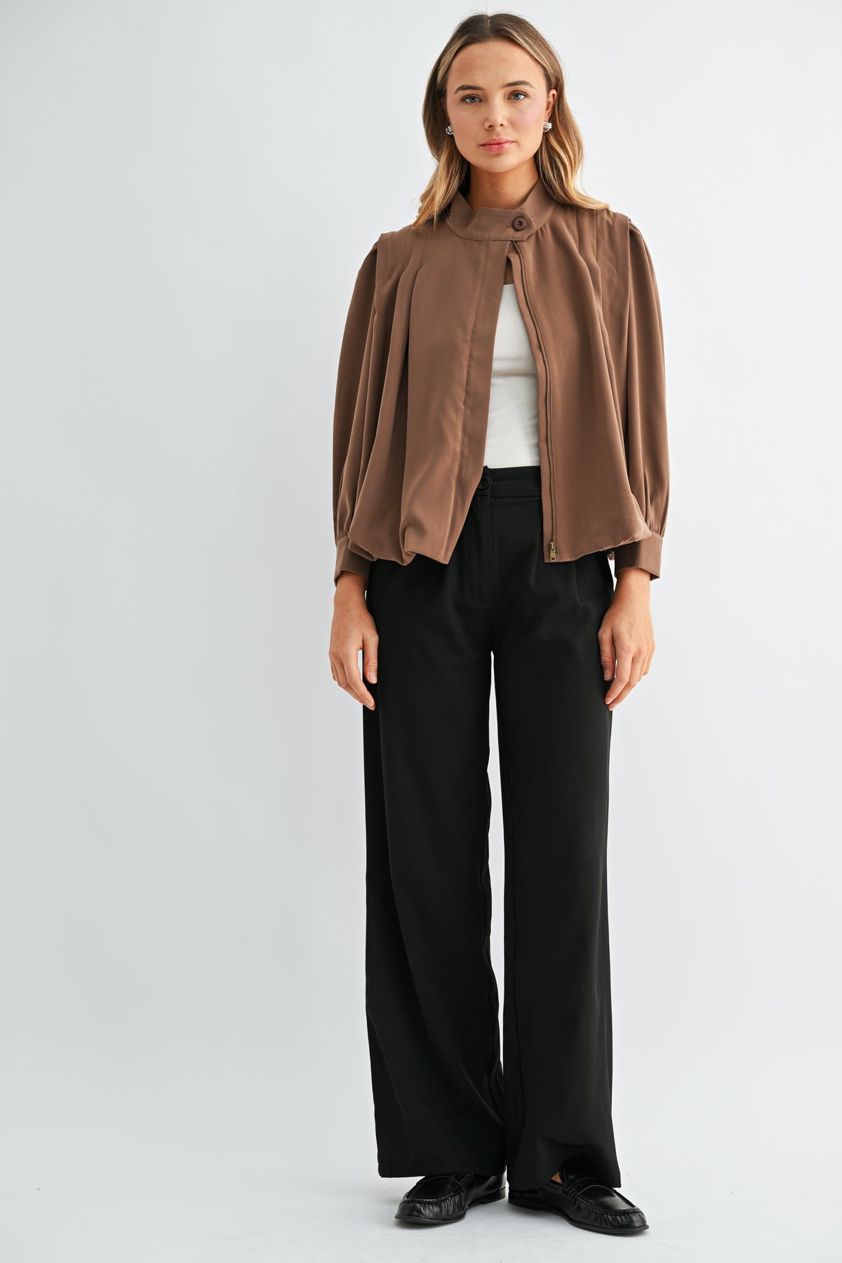 Jomary Woven Cupro Jacket