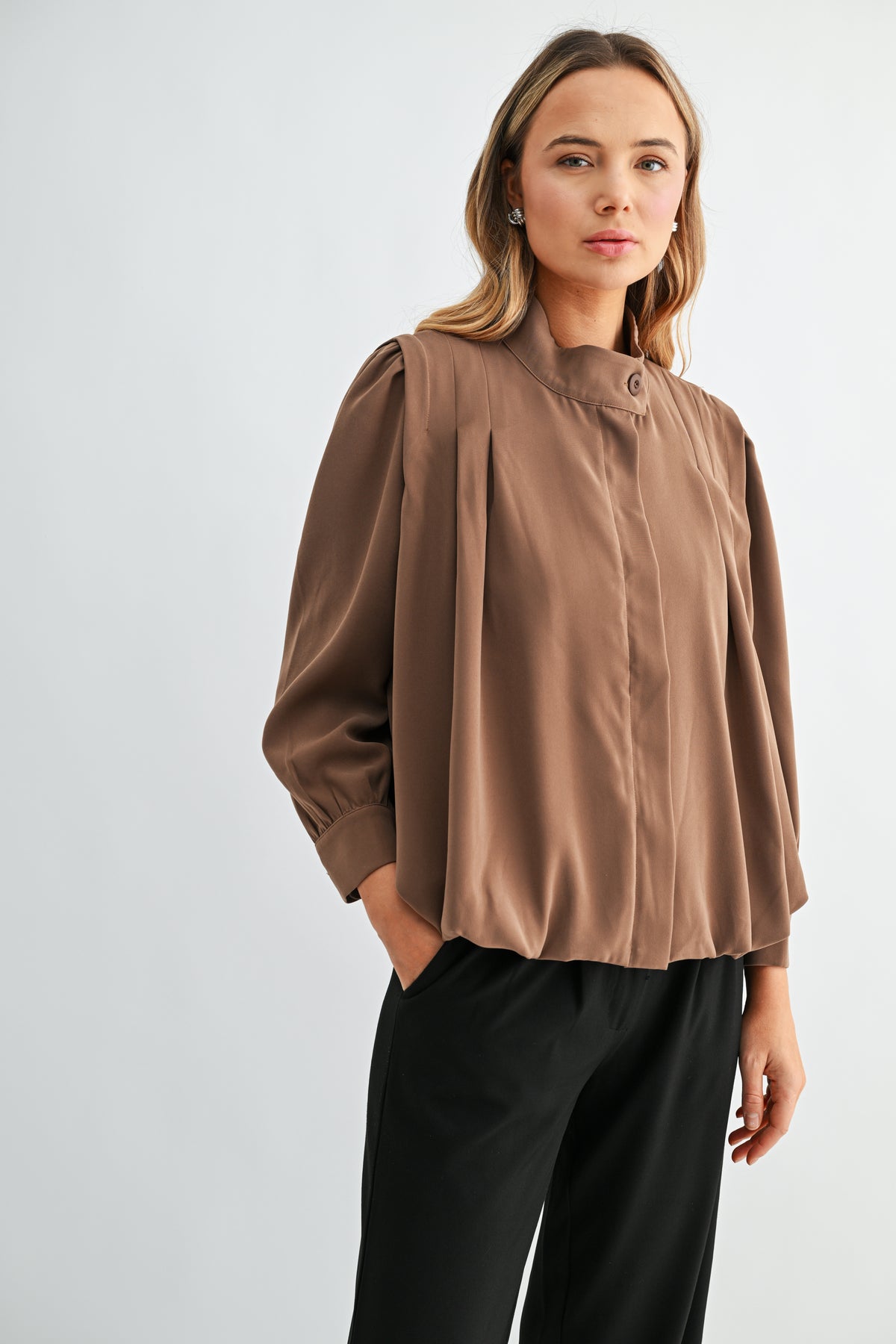 Jomary Woven Cupro Jacket