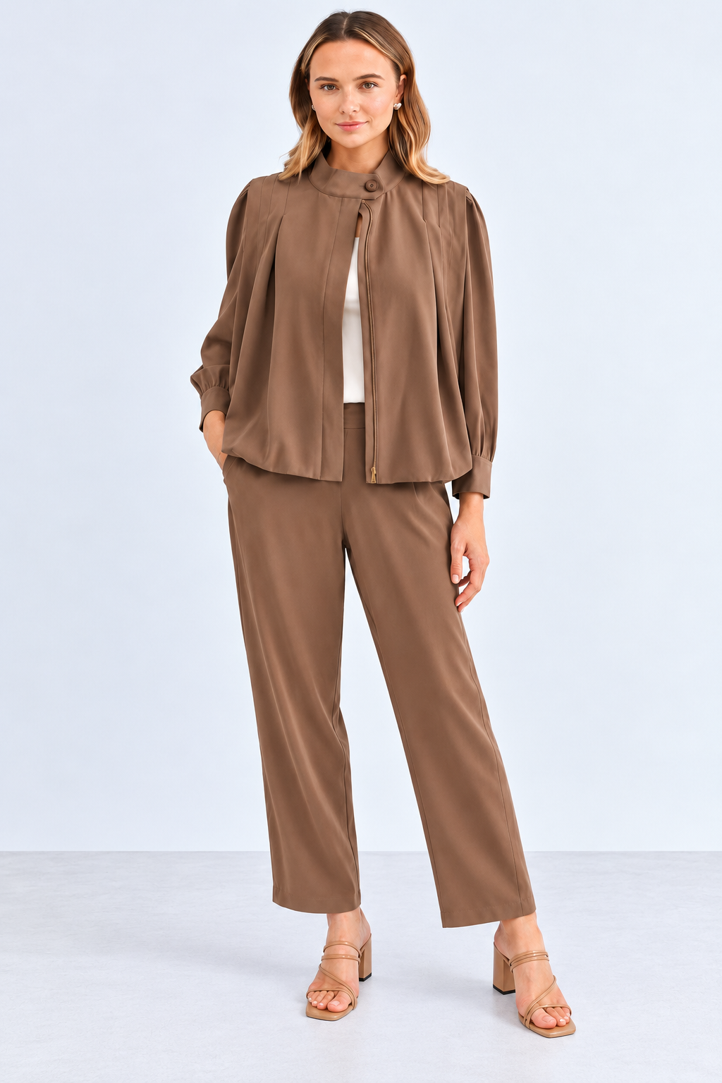 Jomary Woven Cupro Jacket