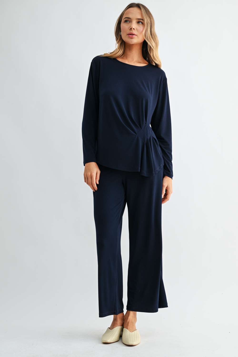 Kary Stretch Knit Top