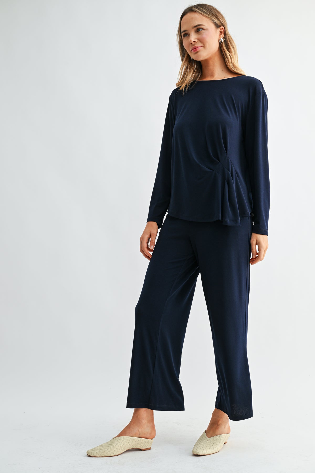Kary Stretch Knit Top