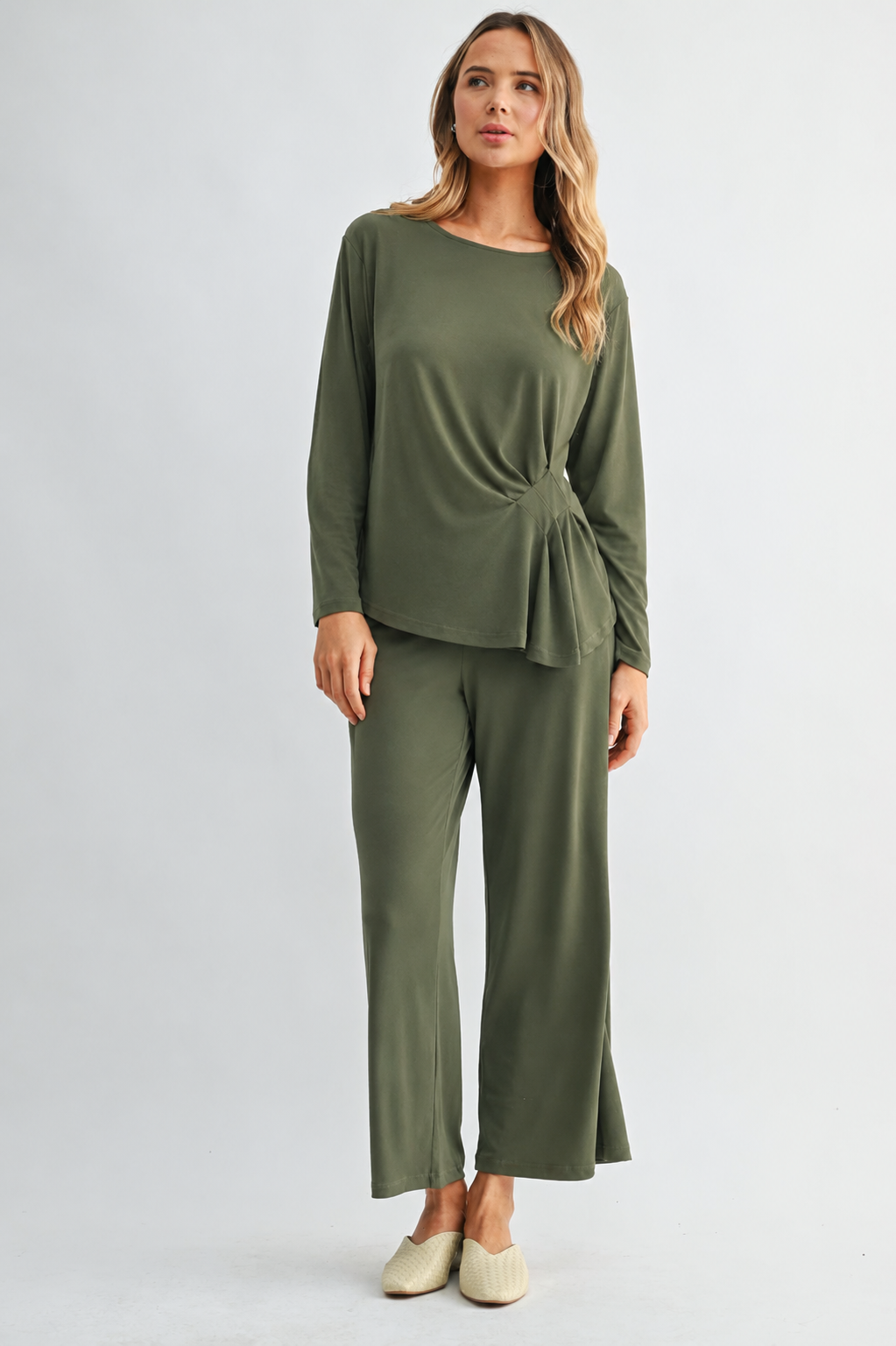 Kary Stretch Knit Top
