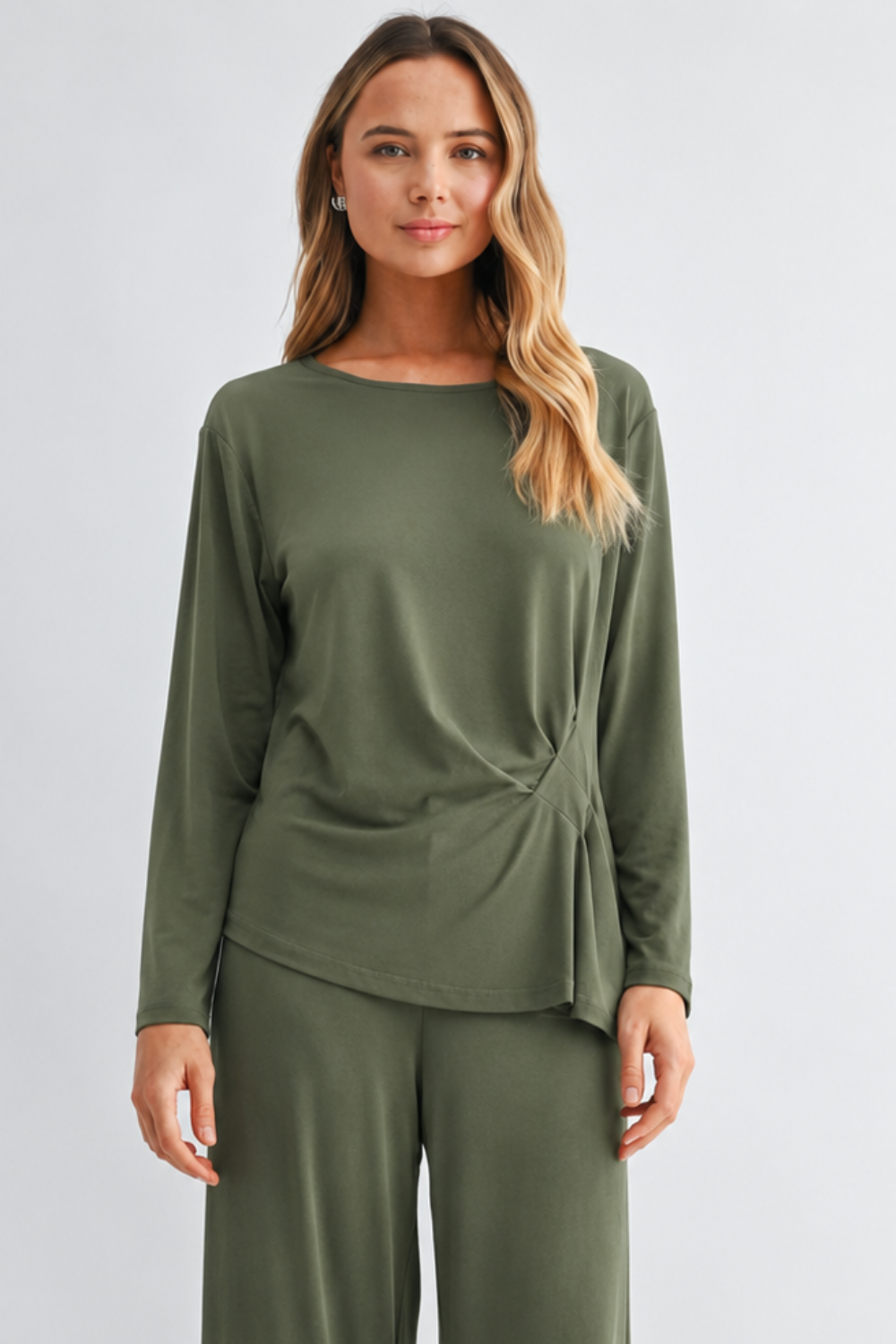 Kary Stretch Knit Top