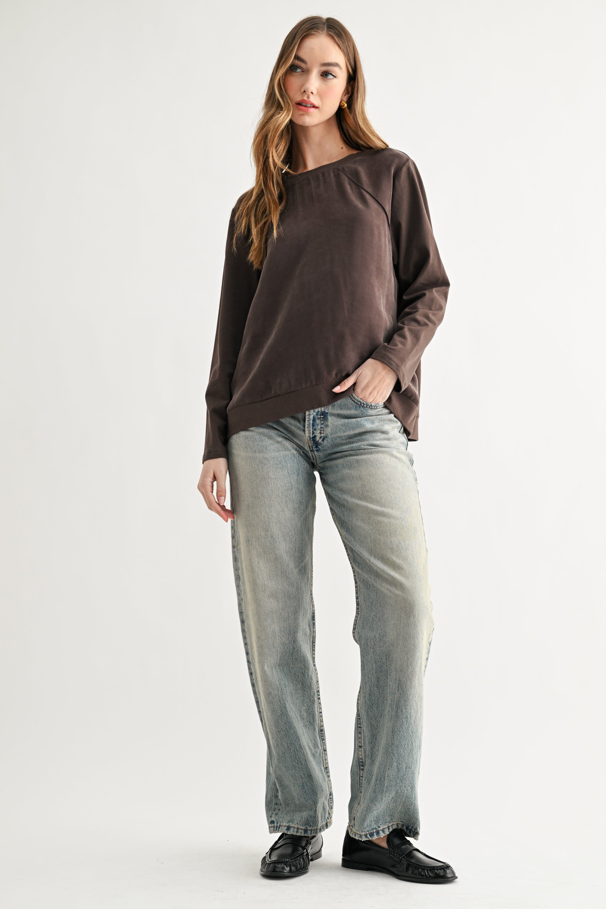 Kate Mixed Media Top
