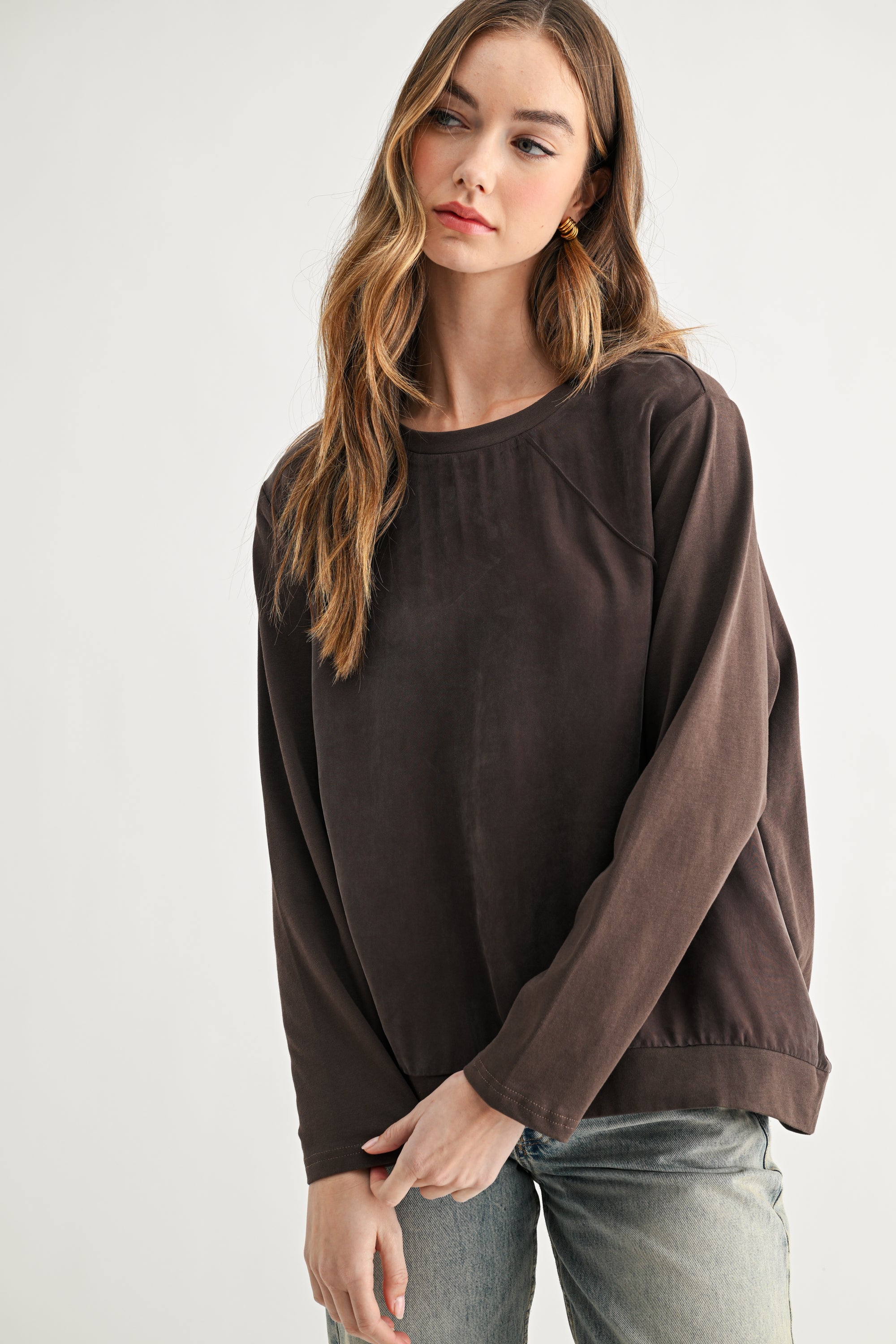 Kate Mixed Media Top