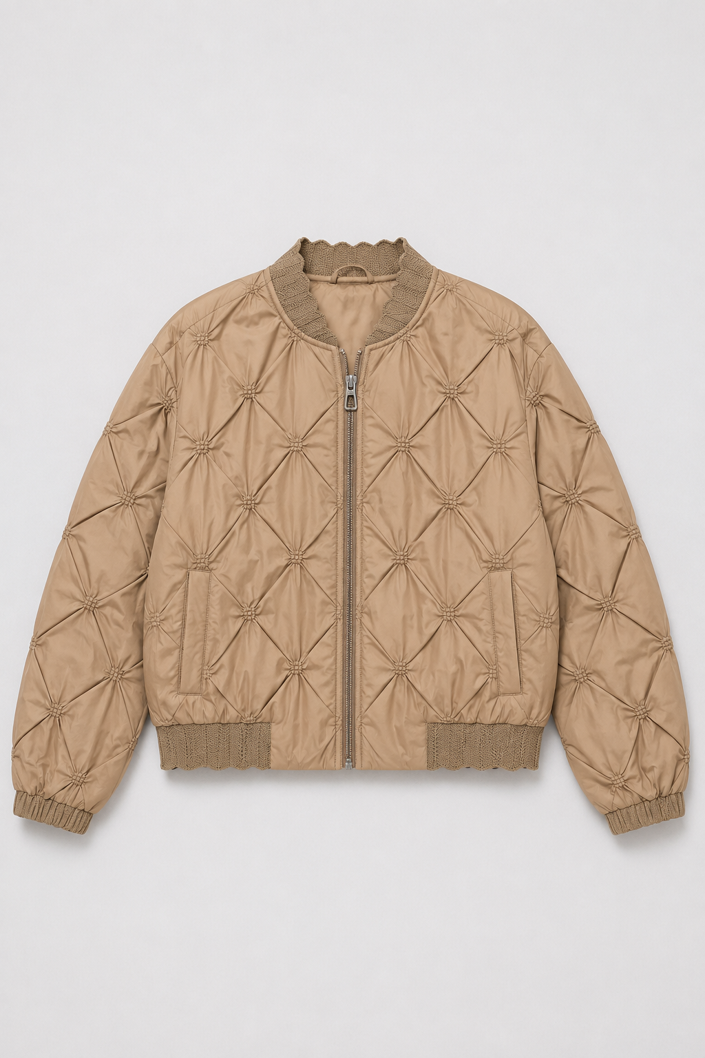 Jovie Quilted Parachute Bomber Jacket