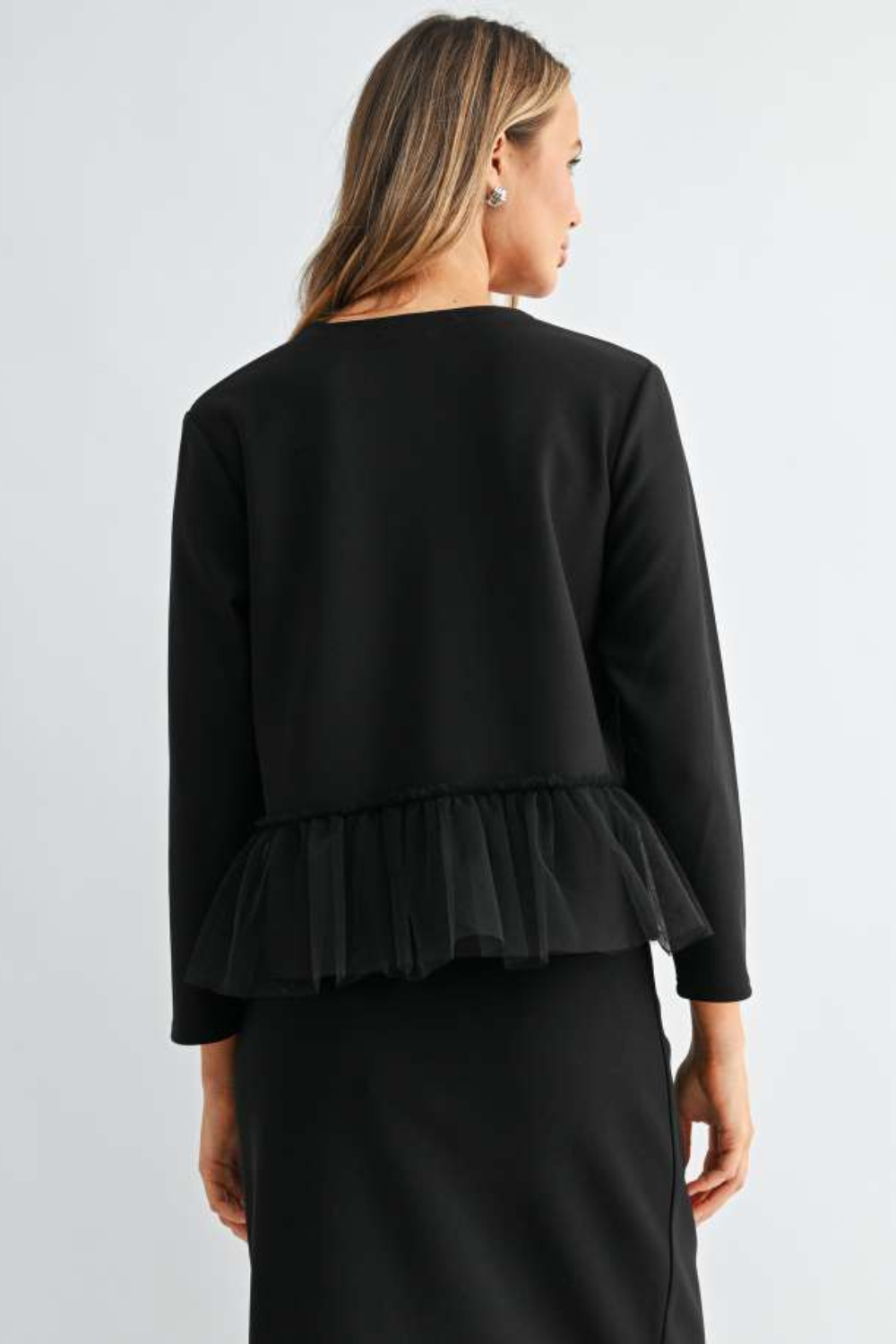 Kaylina Knit Ruffle Cardigan