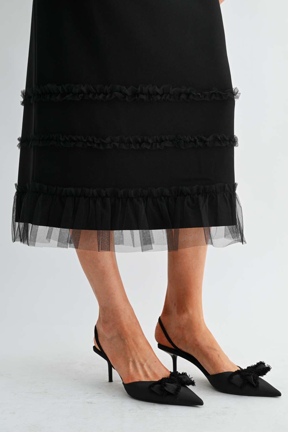 Kimora Knit Ruffle Skirt